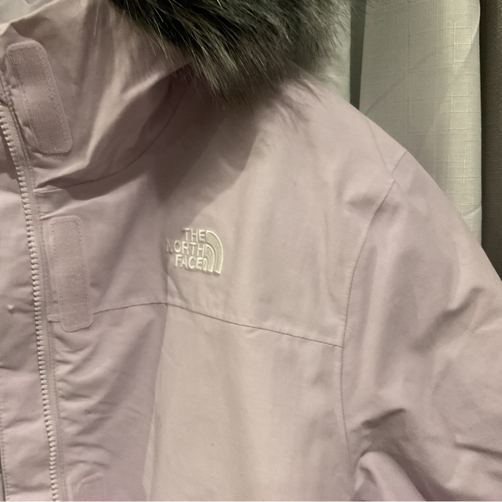 🆕 North Face ARCTIC PARKA Down Black Removable Fur Hood Wind Water Proof 1X NWT - Picture 5 of 14